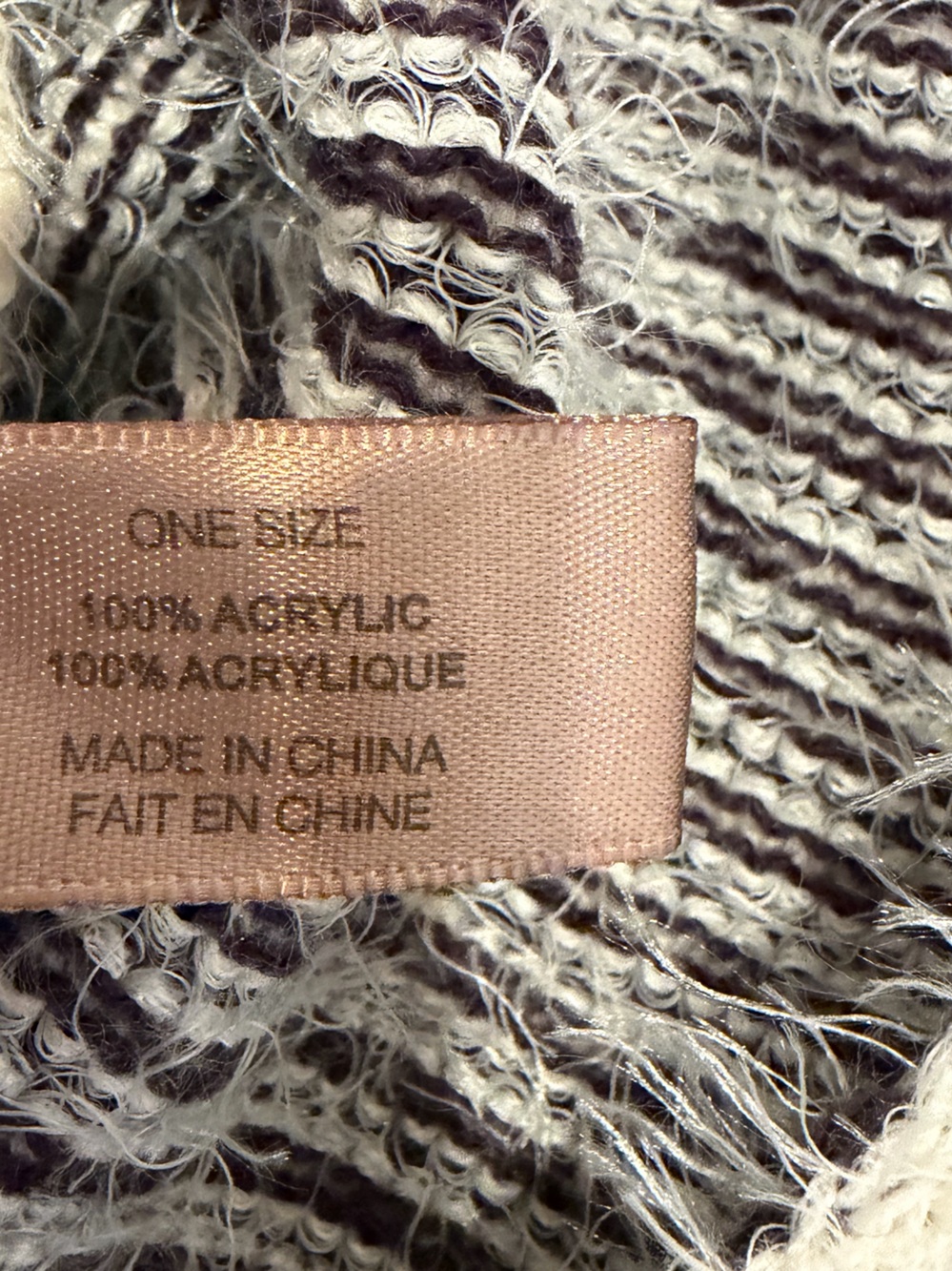 Tri-Color Infinity Scarf - Picture 5 of 6